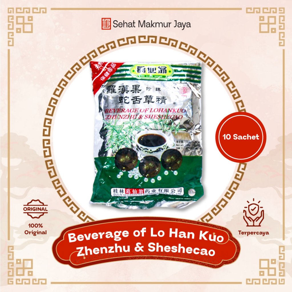 

Beverage of Lohankuo Zhenzhu & Sheshecao - Isi 10 Sachet