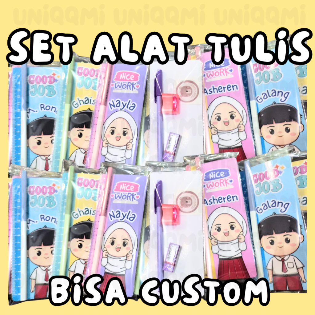 

CUSTOM SET ALAT TULIS/ BINGKISAN ALAT TULIS/ HAMPERS ULTAH