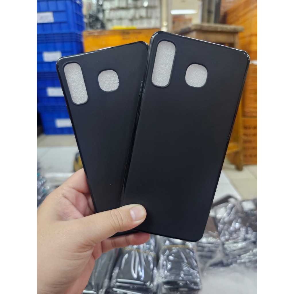 Samsung A10 / A10s / A20s / A30 / A30s / A50 / A50s / A70 / A8 Star Matte Case Dove Black Premium TP