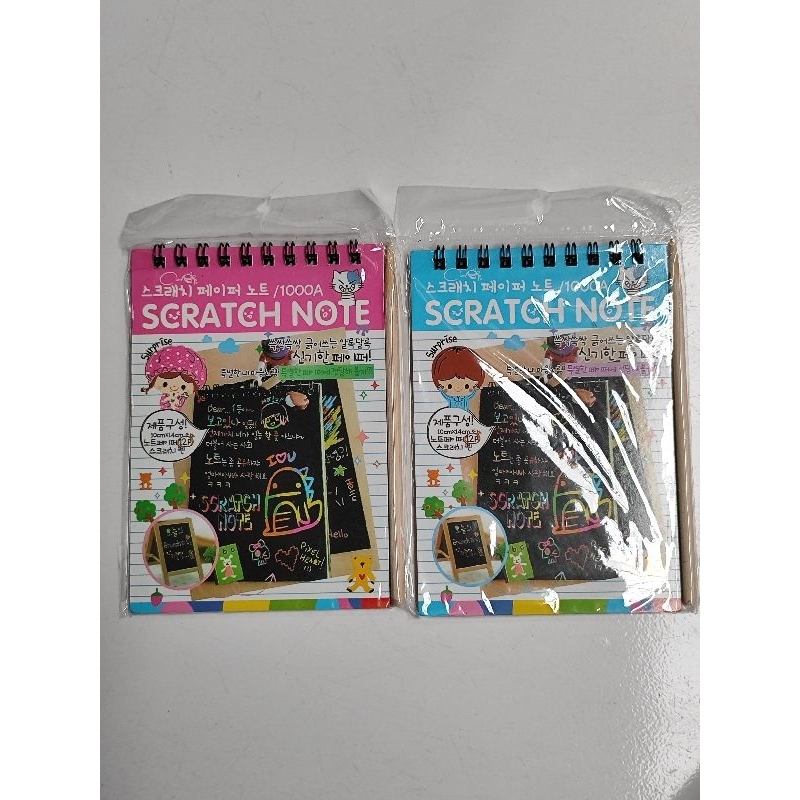 

Notes DIY Scratch Warna Warni | Scratch Set | Buku Notes Gosok Warna Pelangi