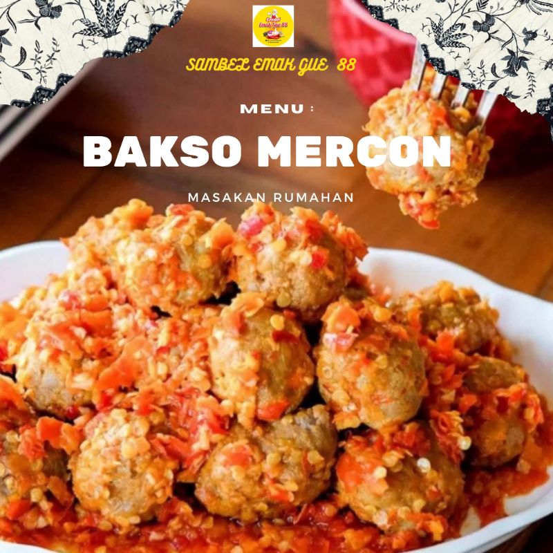 

BAKSO MERCON/PORSI 300ML (COCOK UNTUK NGEMIL DAN BISA UNTUK MAKAN PAKAI NASI)