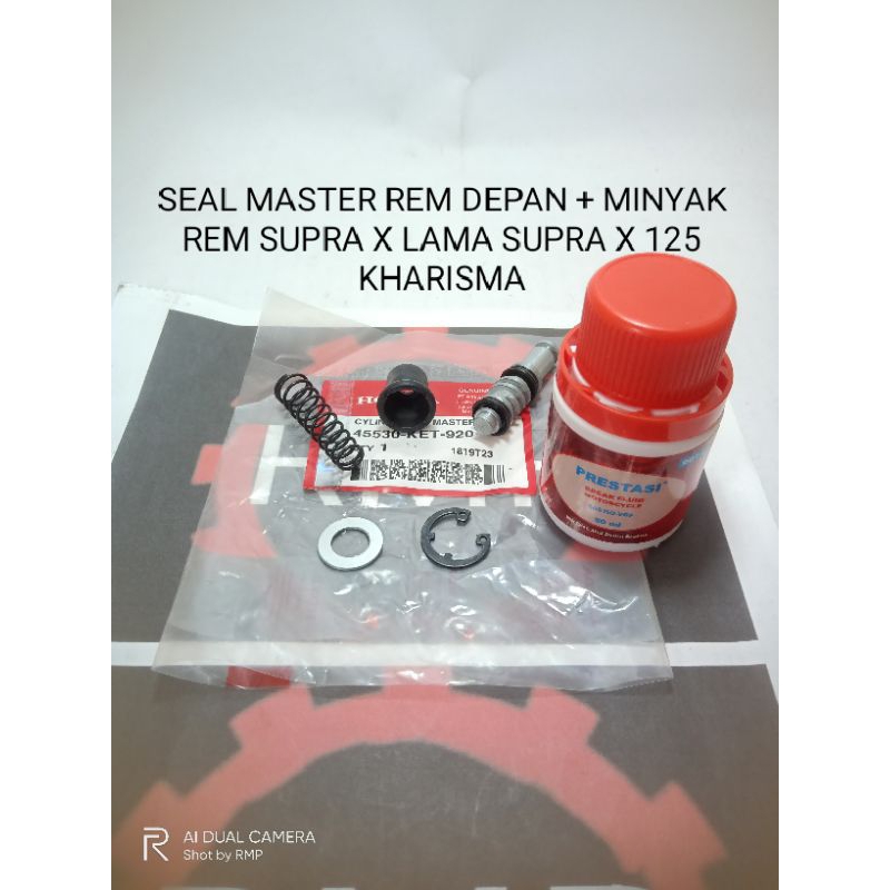 SEAL MASTER REM DEPAN+MINYAK REM SUPRA X LAMA SUPRA X 125 KHARISMA