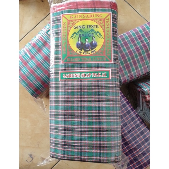 KODE Y59N Sarung Tenun Balige  Mandar Balige Cap Tiga Ibu Asli Benang Katun  Harga Grosir Murah Meri