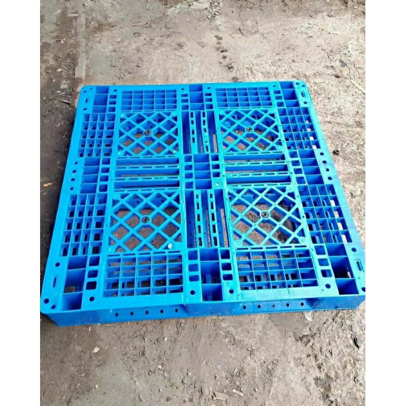 

palet plastik ukuran 110×110×15biru
