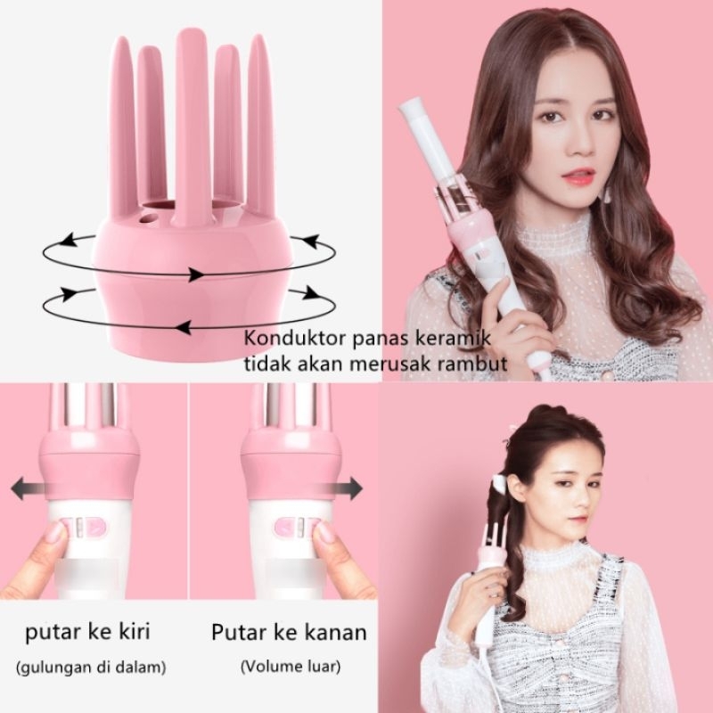 catok rambut Curly otomatis, Vivido & Vogue Automatic Hair Curly Catokan Rambut Keriting Otomatis