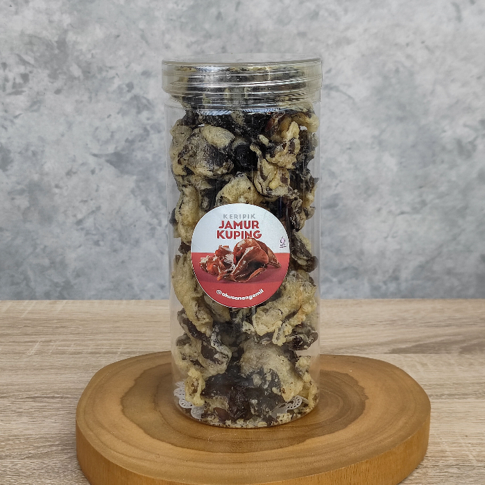 

KERIPIK JAMUR KUPING CRISPY JUMBO | KERIPIK SAYUR BUAH PREMIUM