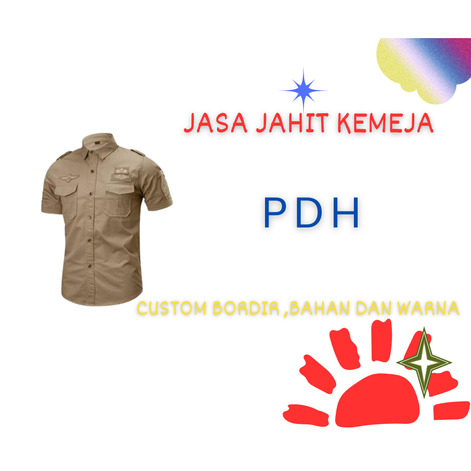 Jasa Jahit Kemeja / Pria dan wanita / Pabrik - Sekolah - Perusahaan