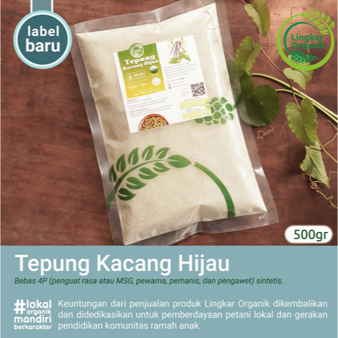 

Tepung kacang hijau lingkar organik 500 gram