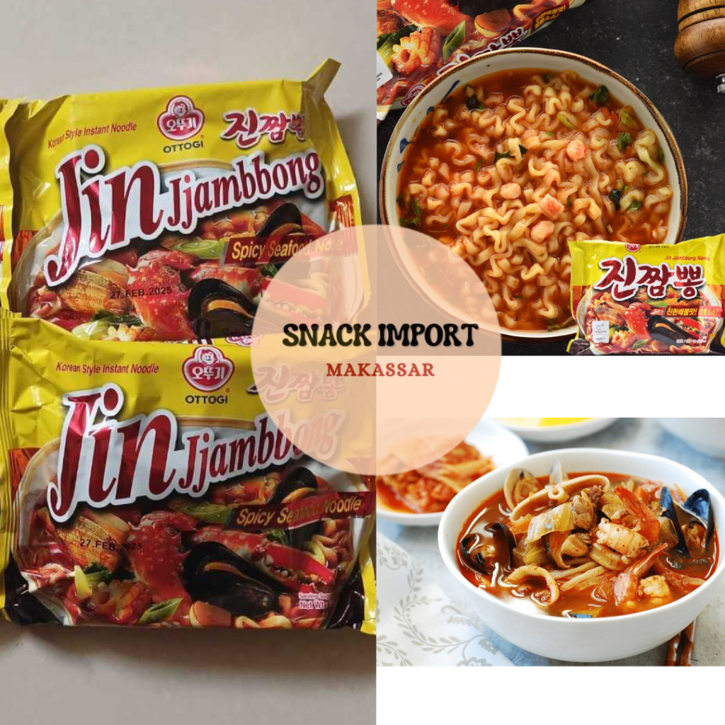 

Ottogi -Korean Style Instan Noodle - Jin Jjambbong - Seafood Nodle