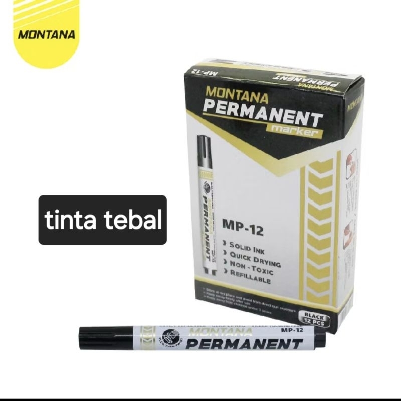 

spidol permanent meker hitam tebal