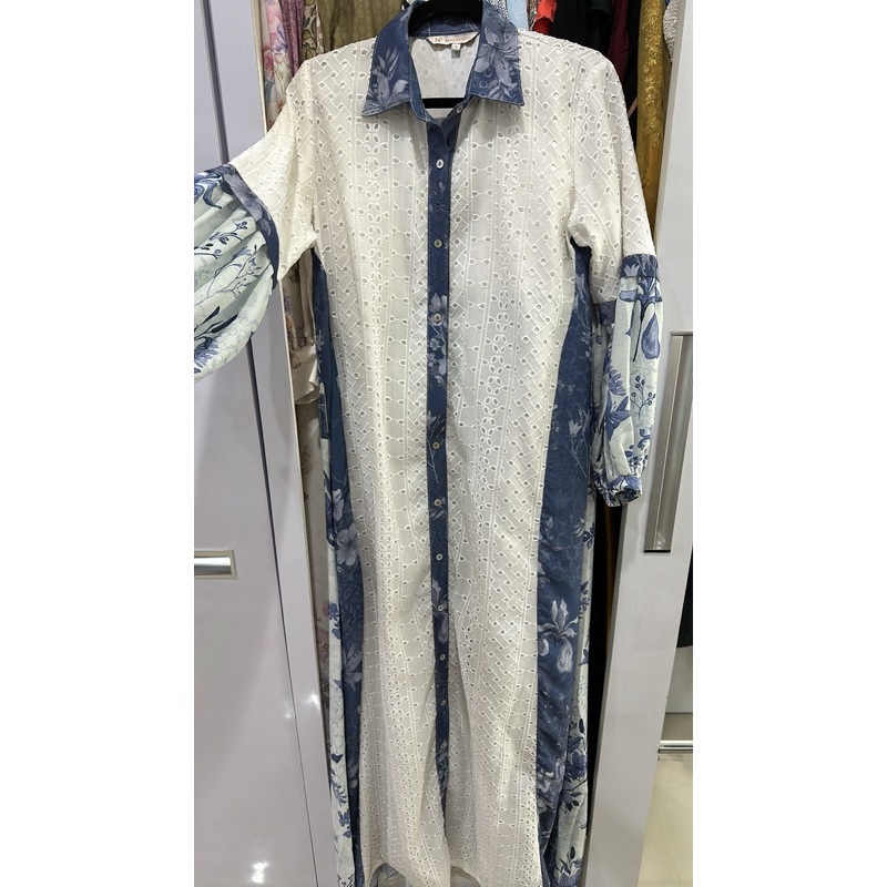 nett no nego. cocok buat lebaran raya. Nada Puspita brukat dress preloved size S floral revelry