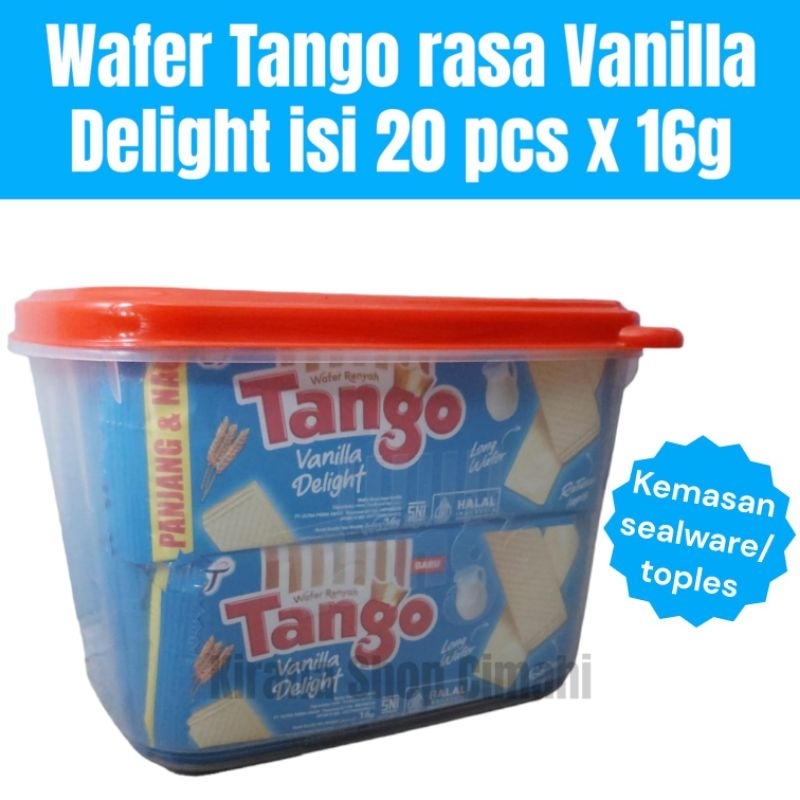 

Tango Wafer Vanilla Delight 16g X 20 pcs gratis Sealware