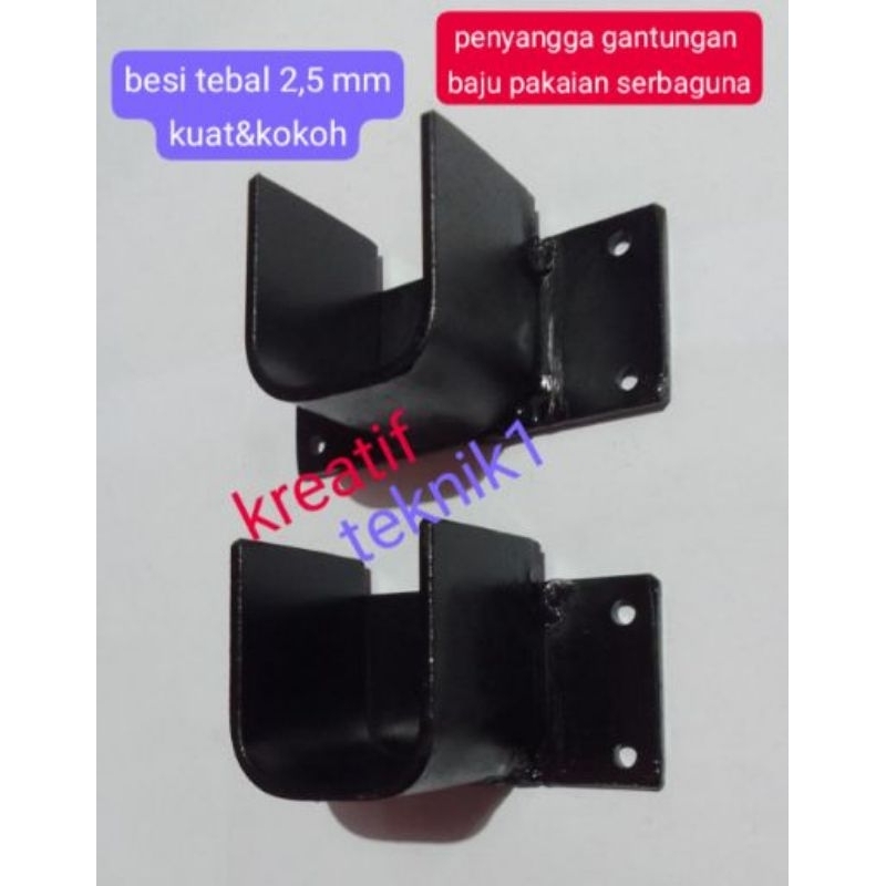 bracket penyangga besi jemuran atau kayu jemuran bracket penyangga bentangan serbaguna besi untuk je