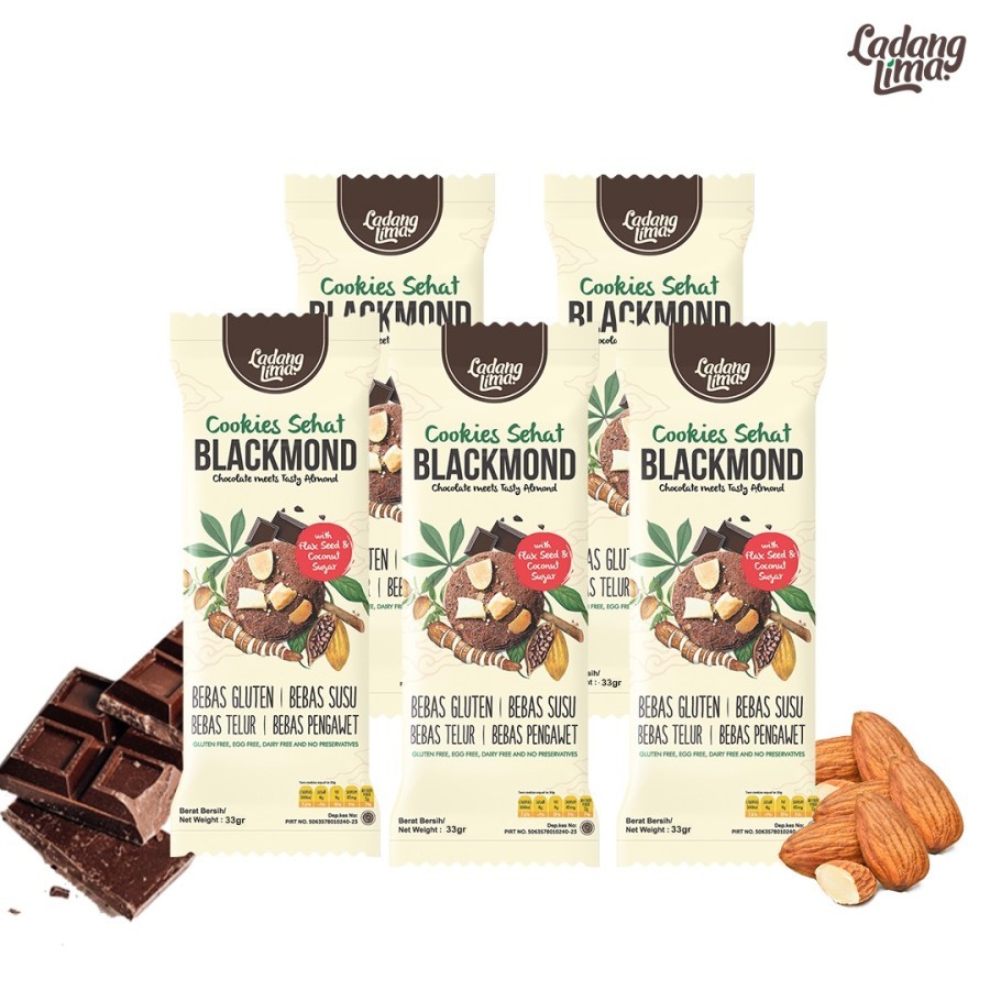 

6 Pcs Healthy Cookies Ladang Lima Blackmond Sachet