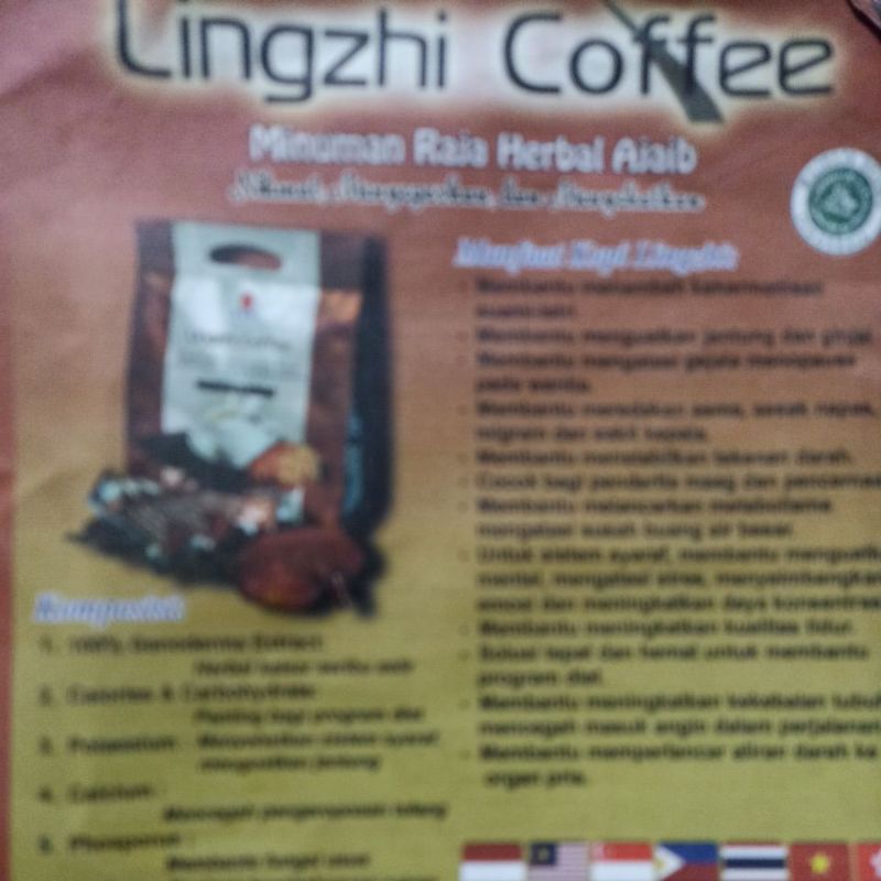 

coffee lingzhi ( Kopi lingzhi) 15 bag