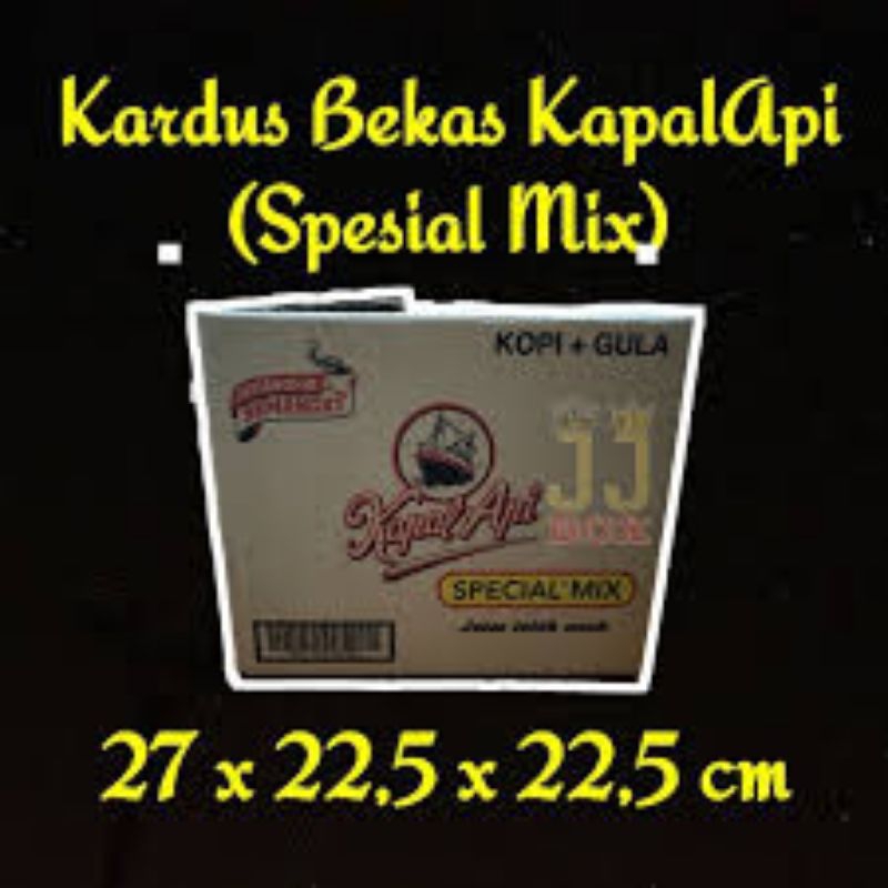 

Kardus Bekas Kapal Api