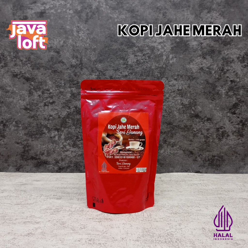 

Kopi Jahe Merah Sari Gunung Minuman Kopi Robusta Plus Jahe Merah Khas Pati