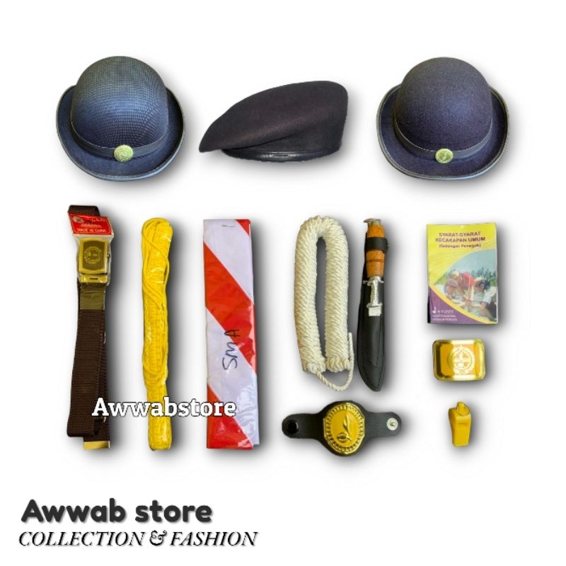 Paket Premium Alat Atribut Pramuka Penegak SMA Putra Putri