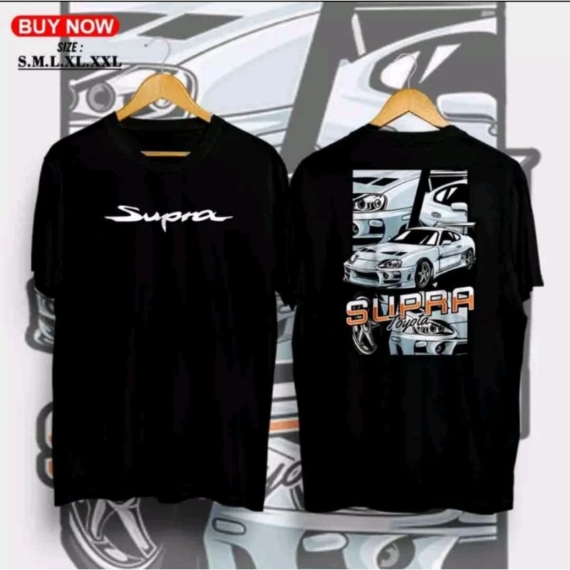 KAOS MOBIL SUPRA SABLON DTF