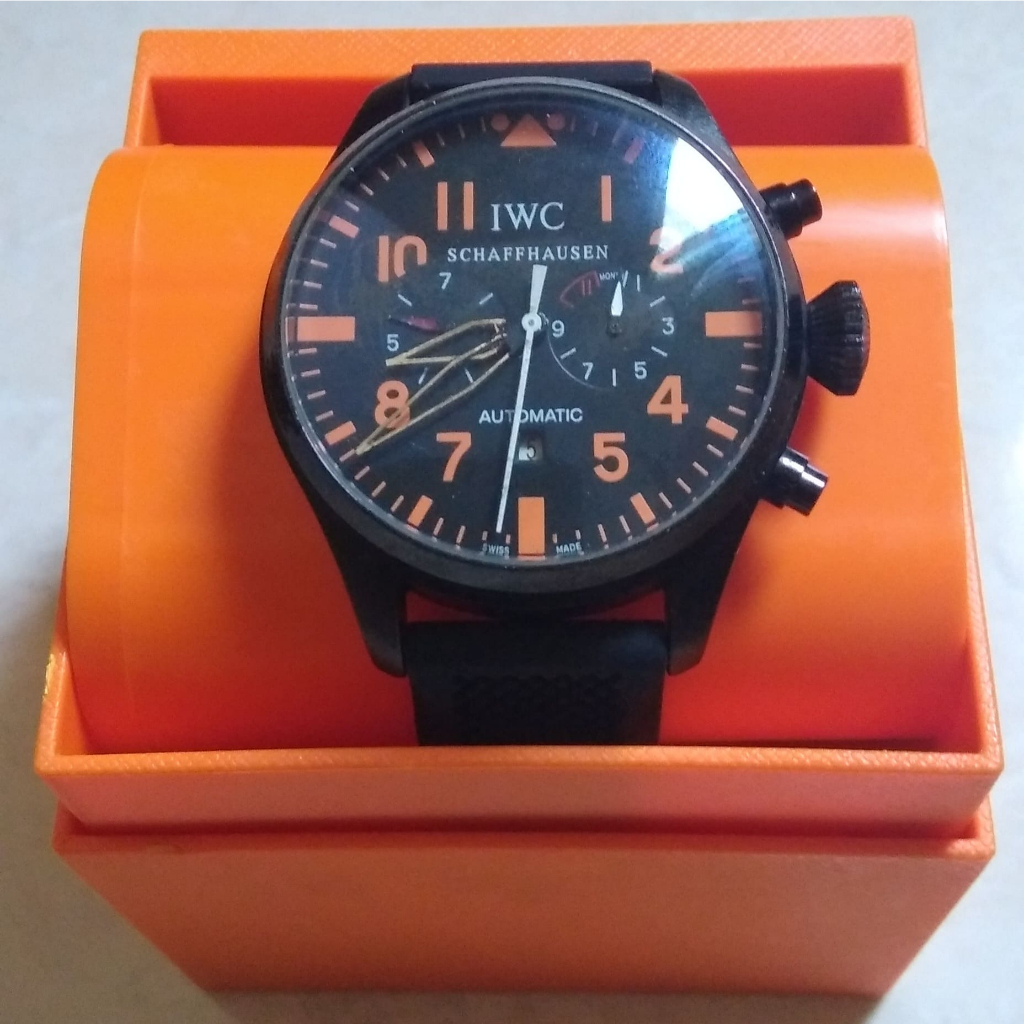 Jam Cowo Automatic Otomatis Matic Metik IWC KW