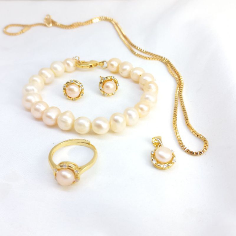 1 SET MUTIARA AIR TAWAR BERSERTIFIKAT, MUTIARA LOMBOK - 2