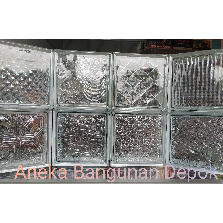 Terbaik GLASS BLOCK Dinding Merk MULIA  Blok Kaca  Roster Kaca Via GrabGOSEND