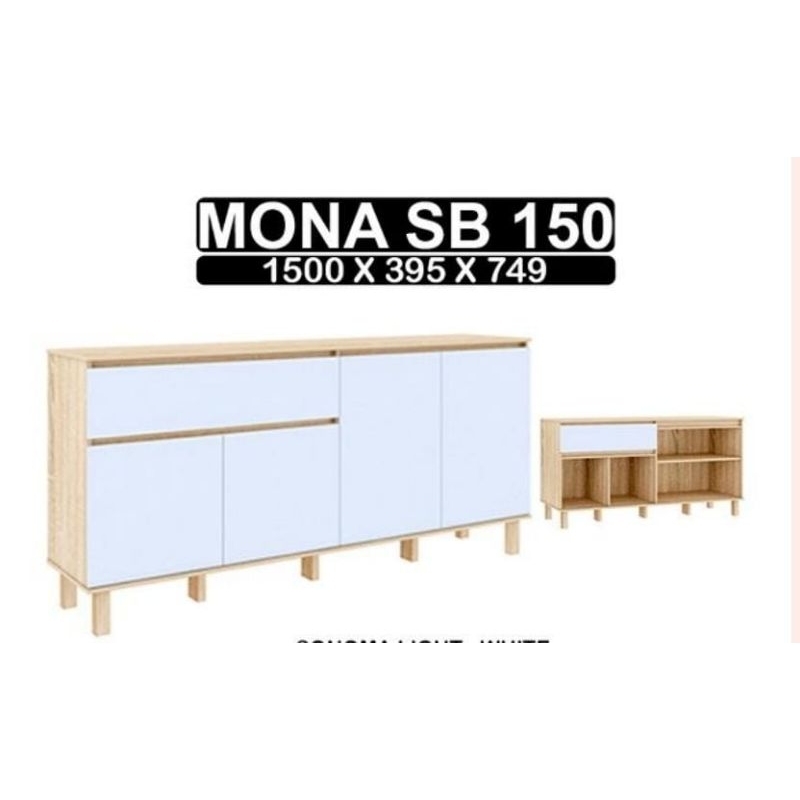 Bufet - Mona sb 150 // Sonoma white