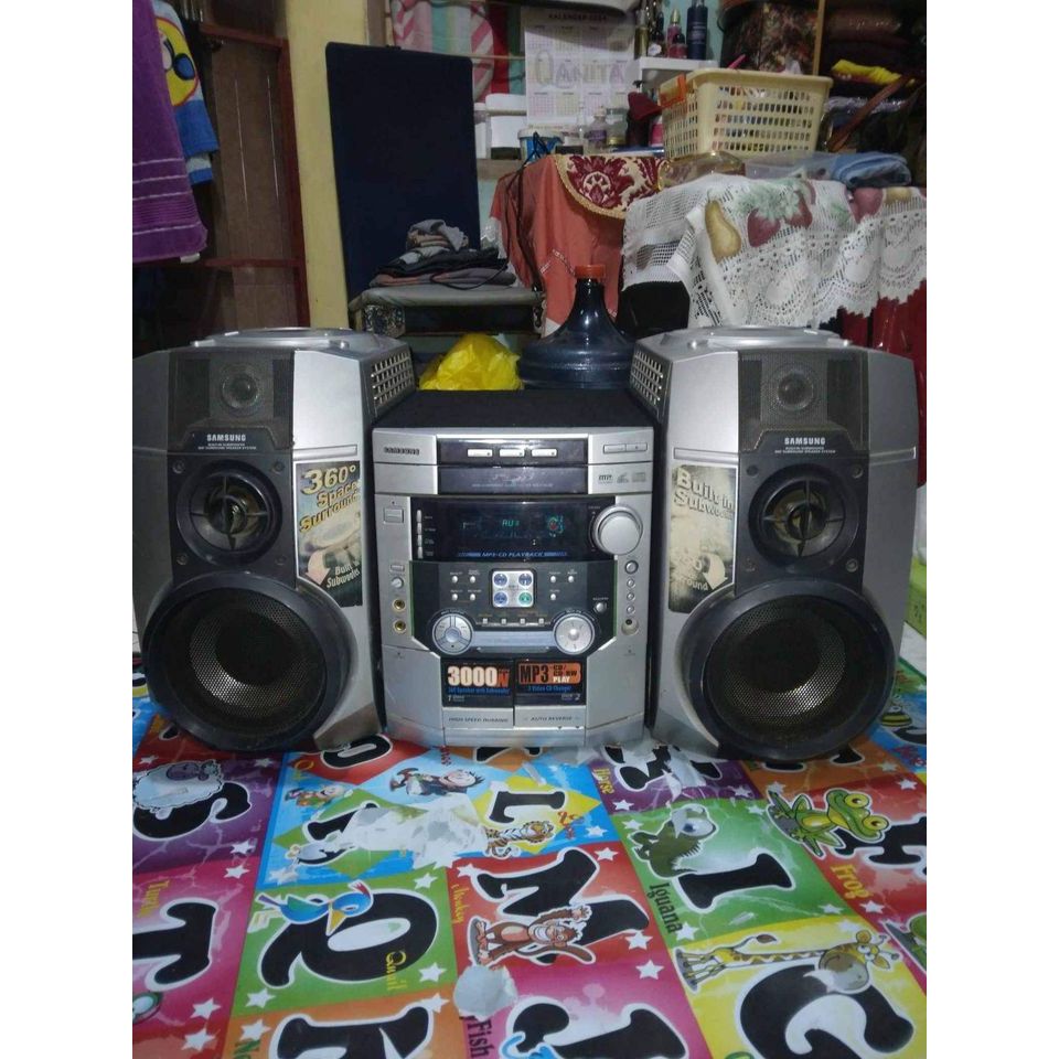 Tape compo samsung MAX V69  RADIO DAN AUX NORMAL