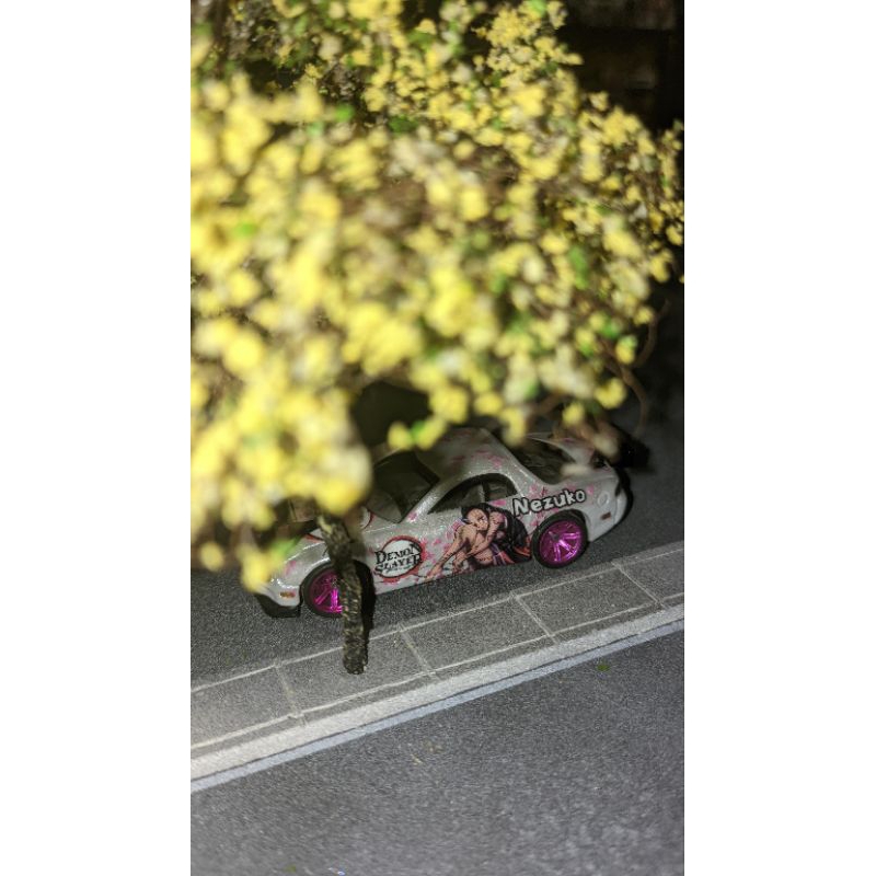 hot wheels mazda rx 7 custom nezuko