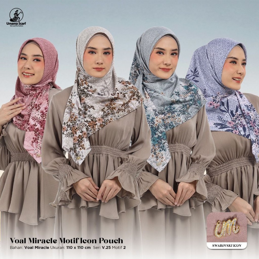 JILBAB UMAMA SEGIEMPAT MOTIF