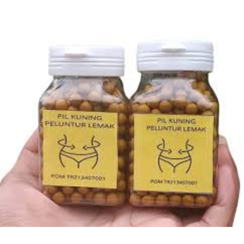 

pil kuning jamu herbal kunyit temulawak pelangsing badan dan penghilang kolesterol