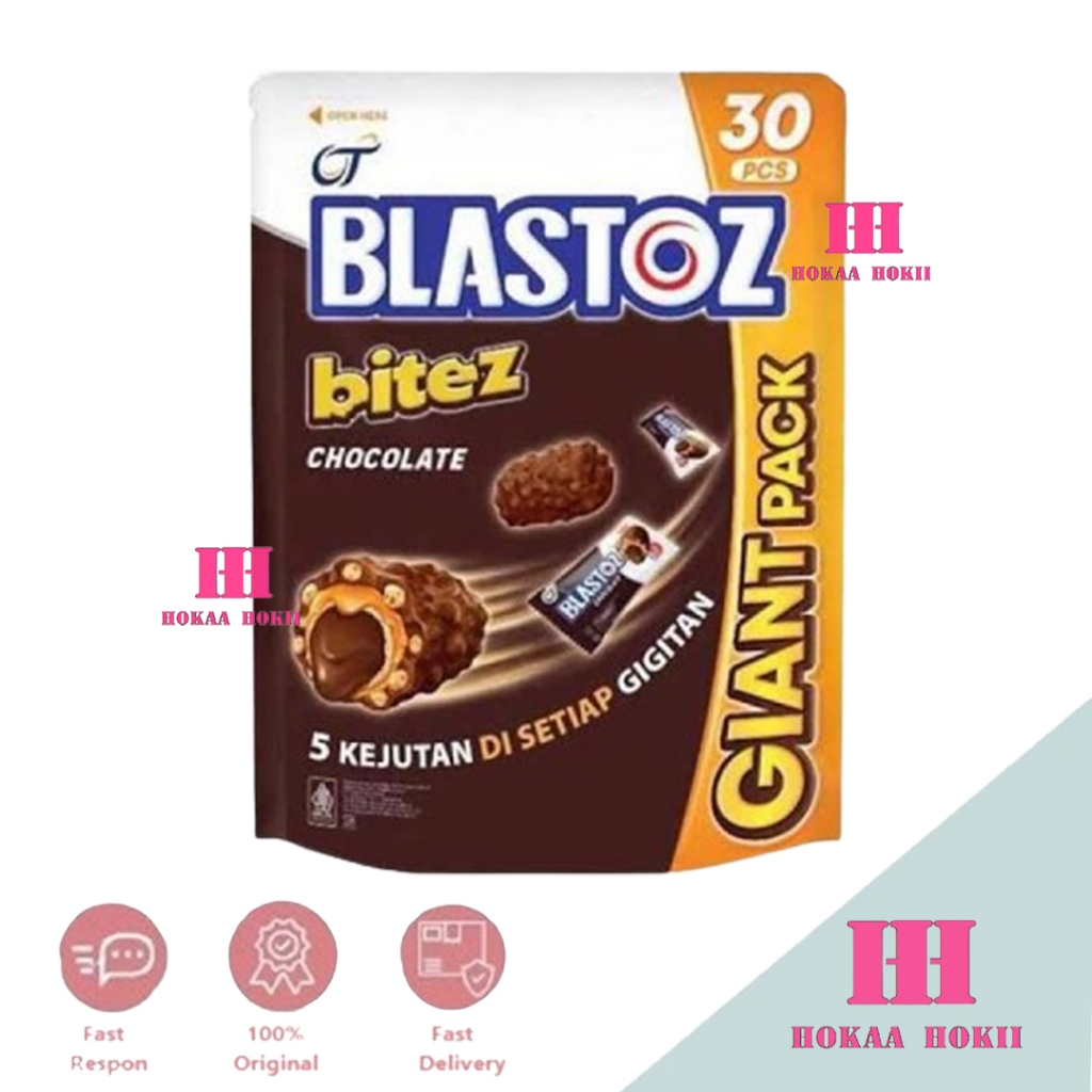 

Blastoz Bitez Chocolate Giant Pack 240g