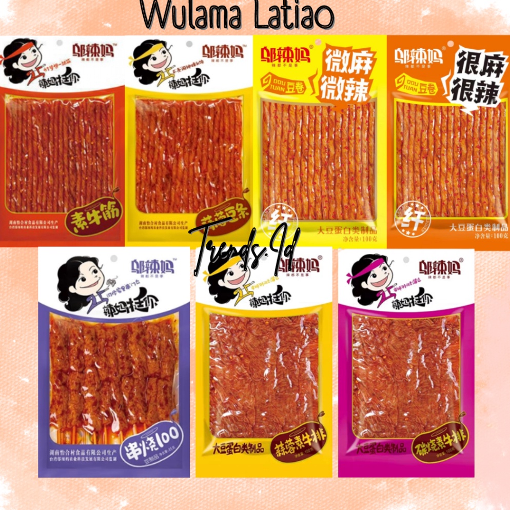 

hd Terlaris BPOM WULAMA LATIAO HALAL Cemilan Snack China Vegetarian 1gr A6