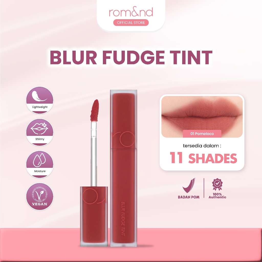 ROMAND - Blur Fudge Tint 5gr [LIP CREAM KOREA - VELVET FINISH]