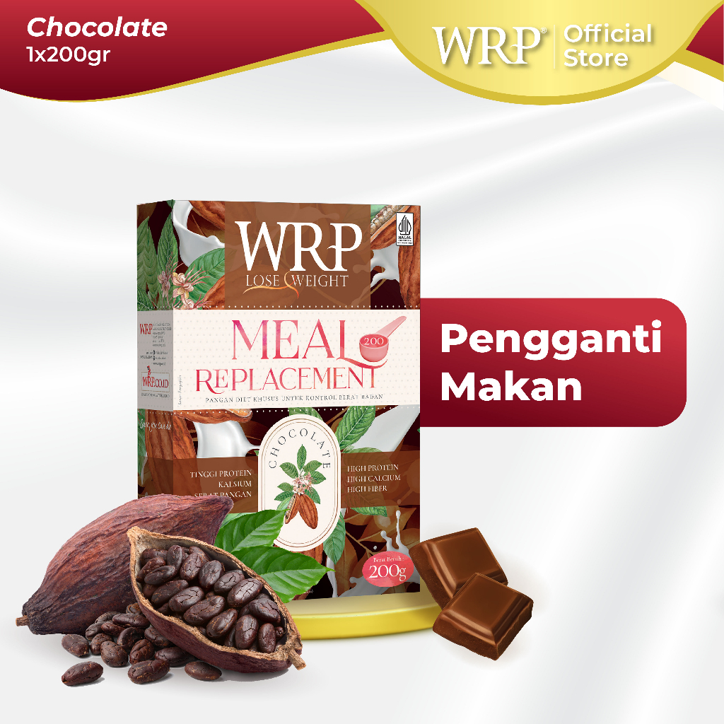 

WRP Meal Replacement Chocolate 200 Gram - Pengganti Makan