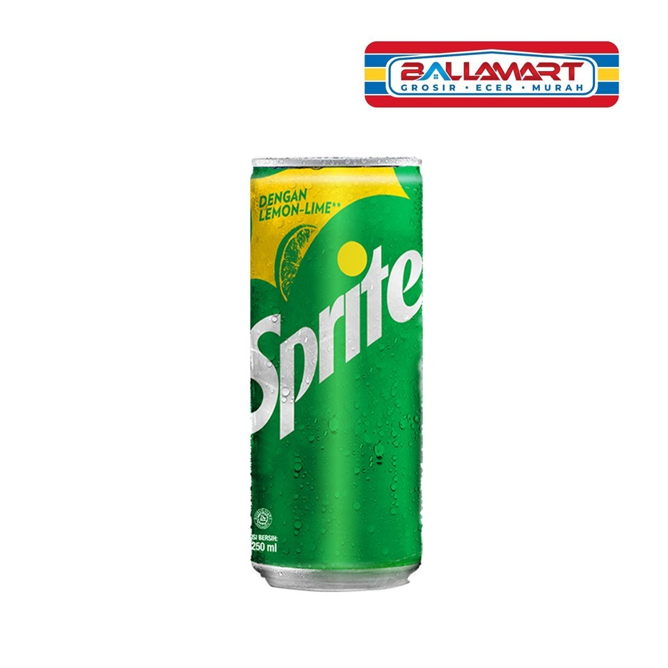 

SPRITE KALENG RASA LEMON LIME 250ML