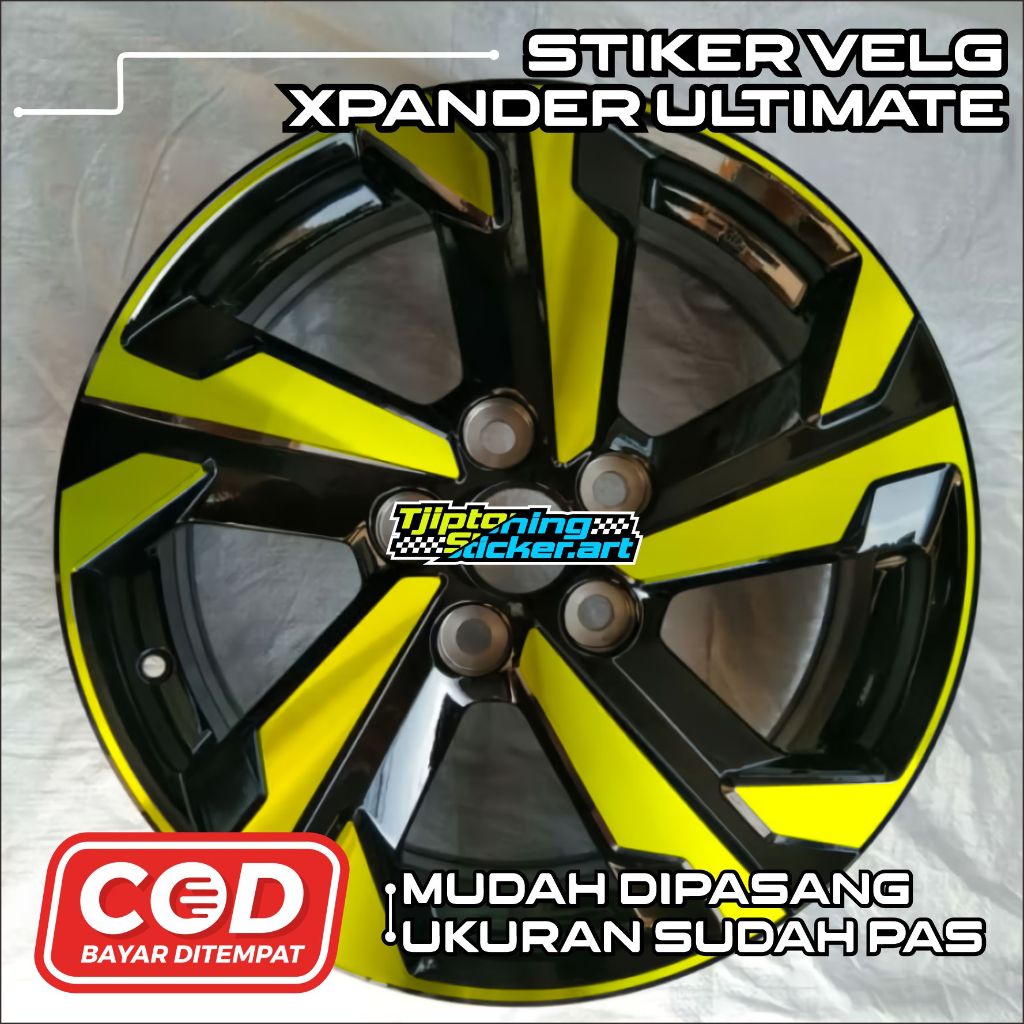 STICKER VELG XPANDER ULTIMATE MT - XPANDER ULTIMATE CVT - STIKER VELG MOBIL