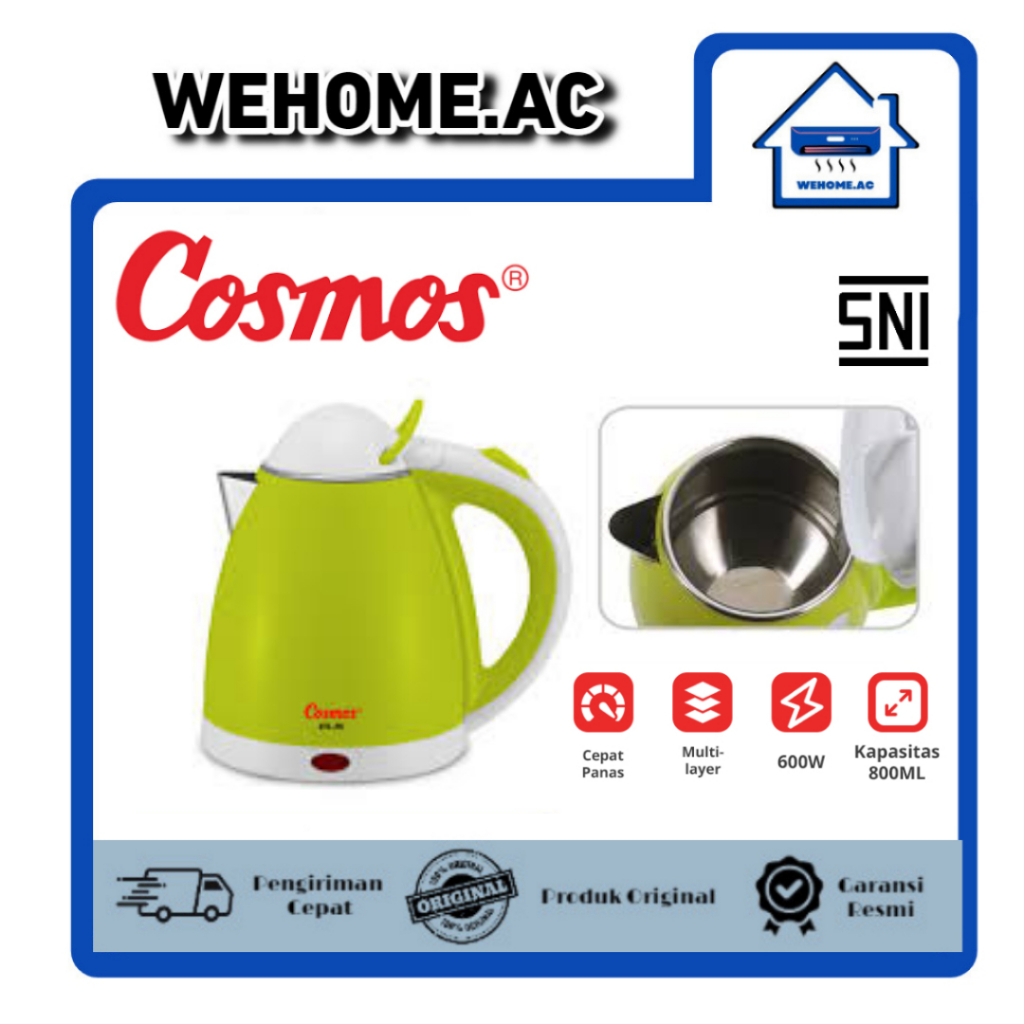 Teko Listrik Cosmos CTL 211 Kettle Listrik Cosmos Pemanas Air 0,8 Liter