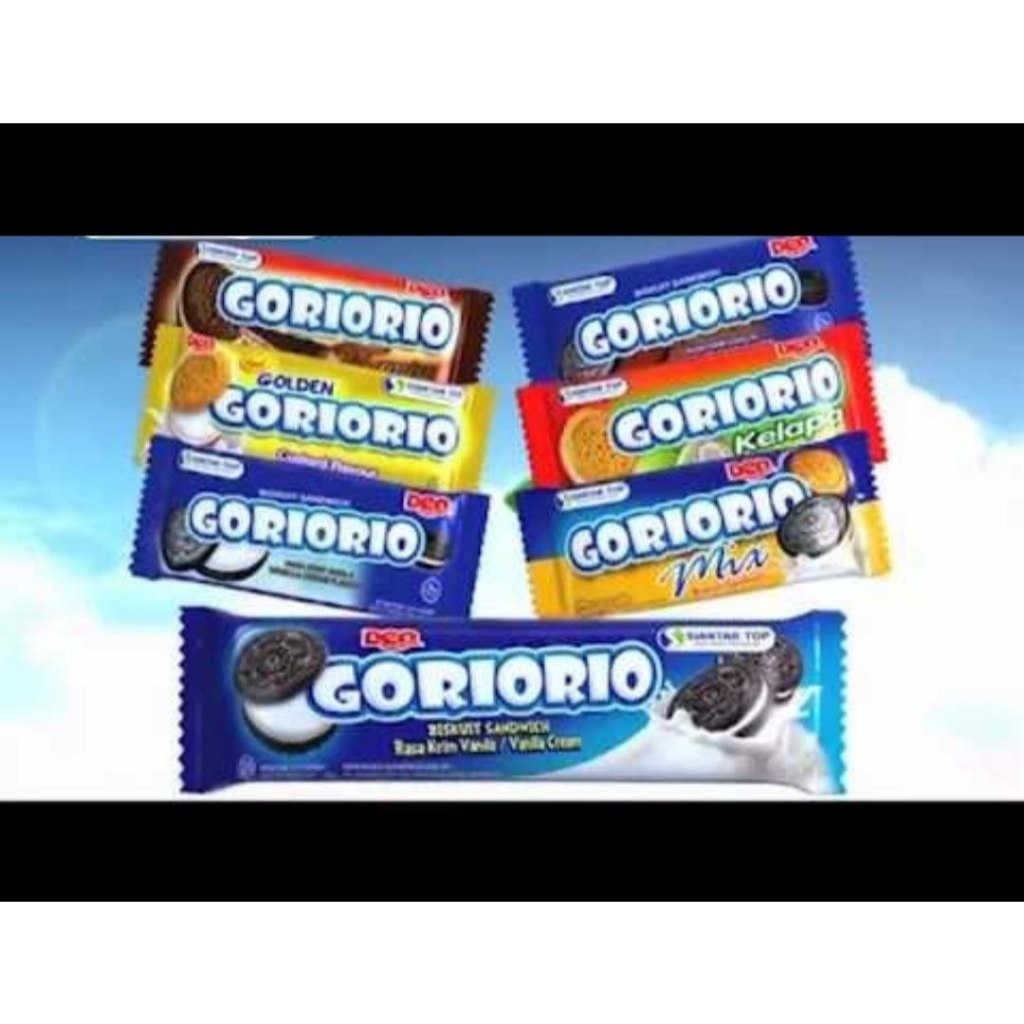 

Goriorio biskuit Varian Rasa vanila custard kelapa tiramisu mix satuan/ eceran - original