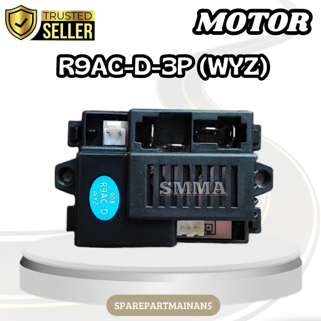 SMA5 || Receiver modul motor mainan aki R9AC-D-3P (WYZ)  Mobil/Motor Mainan Aki