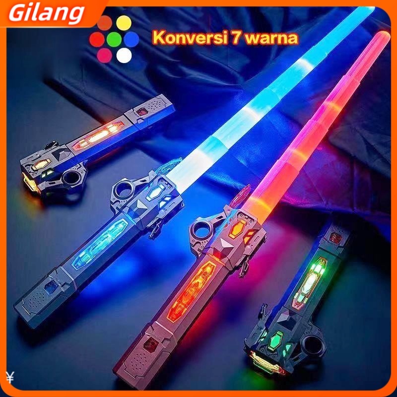 Pedang Laser Flash Mainan Star Wars Mainan Role-playing Cosplay Star Wars Laser Sword Boy Toys