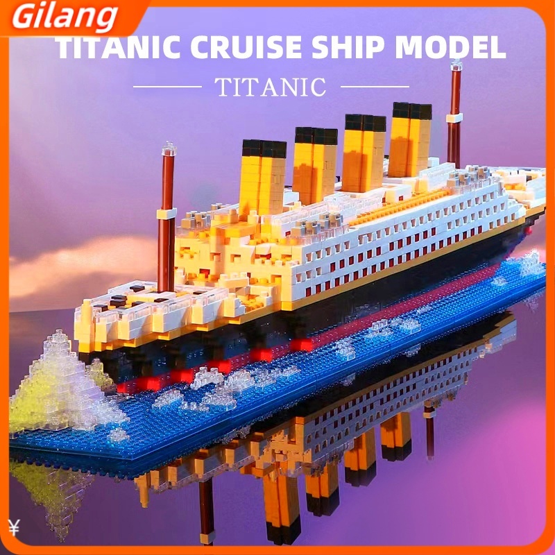 Never Sinking Love Cruise Titanic Ship Boys Boys Great Boys Lauding Toys 3D Stereo Puzzle Model Mini