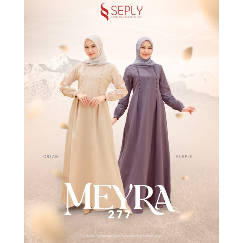 Gamis Seply Meyra 277/ Dress Kondangan Muslimah Busui