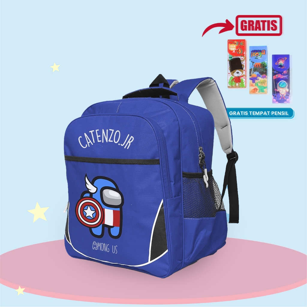 CKB 029 - Tas Ransel Anak TK Karakter Among Us Original Catenzo Junior