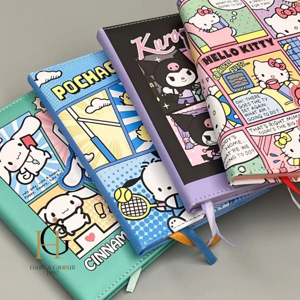 

Buku Diary Hardcover Sanrio Kode BK 1165 Buku Harian Hadiah Kado Buku ukuran besar mewah