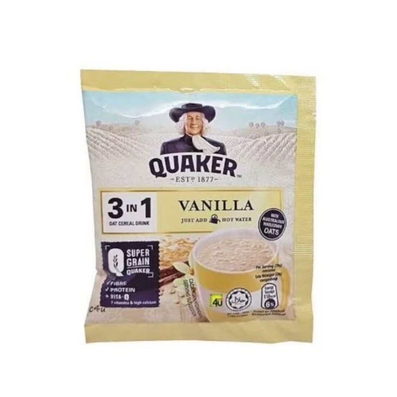 

QUAKER 3in1 OATMEAL SEREAL PRODUK MALAYSIA