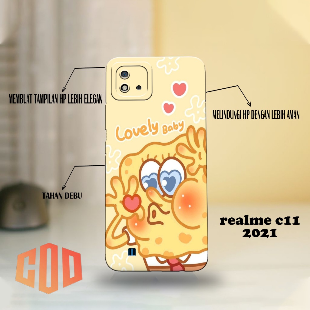 REALME C11 2021 - Softcase REALME C11 2021 - Case Pro Camera REALME C11 2021  - KARTUN Case - Casing