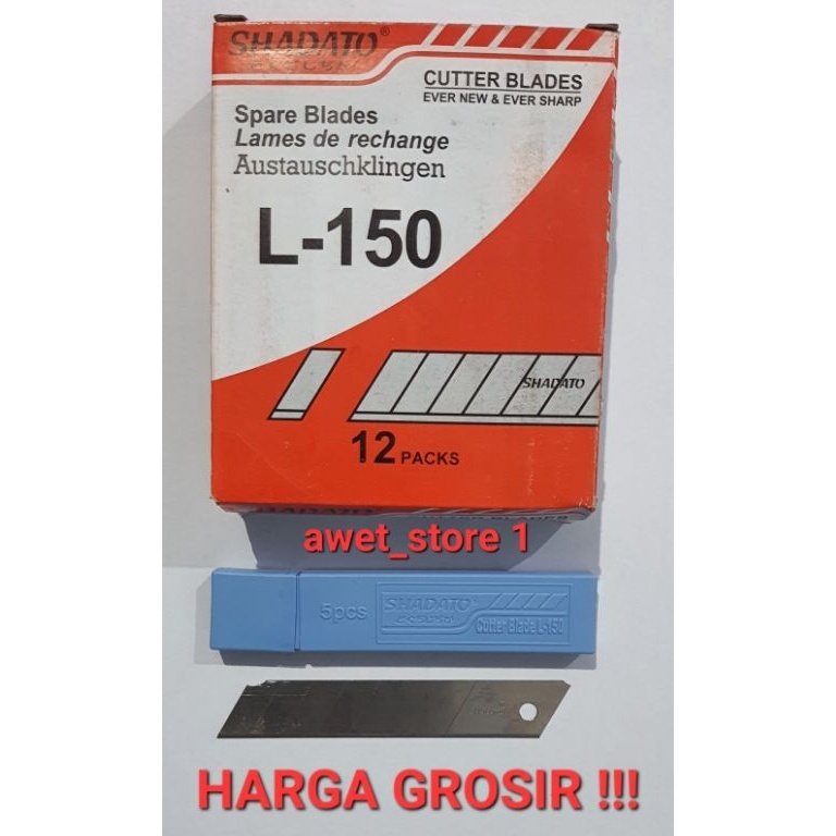 

Isi Refill Cutter Besar L15 SHADATO 12 Tube 5 pc g N2W6