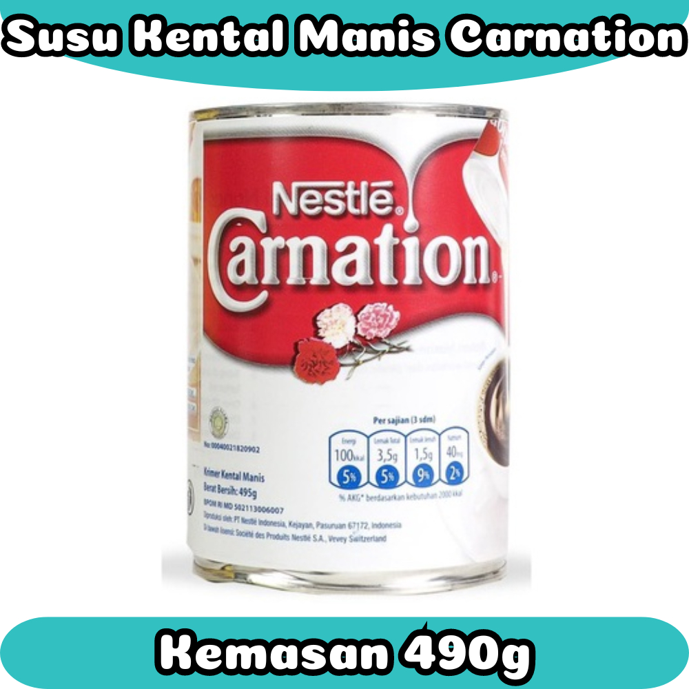 

Jual Susu Kental Manis Kemasan Kaleng 490g Carnation - Tiga Sapi - Omela | AJUMASHOP