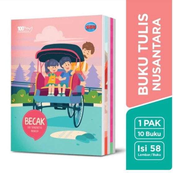 

BUKU TULIS SIDU 58 LEMBAR BUKU TULIS BERGARIS PACK1 PCS l Z5J9
